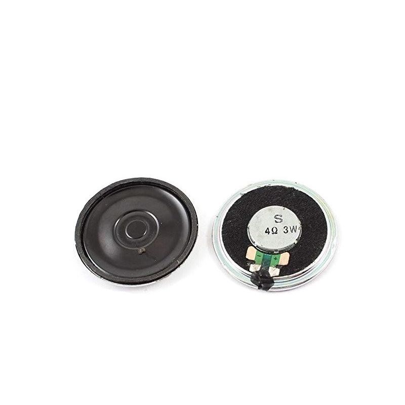 id:6c5 ec 78 a1c New Lon0167 2Pcs 40mm Vorgestellt Durchmesser 8 Ohm zuverlässige Wirksamkeit 1W Metal Shell interne Mini-Lautsprecher Magnetischer Lautsprecher