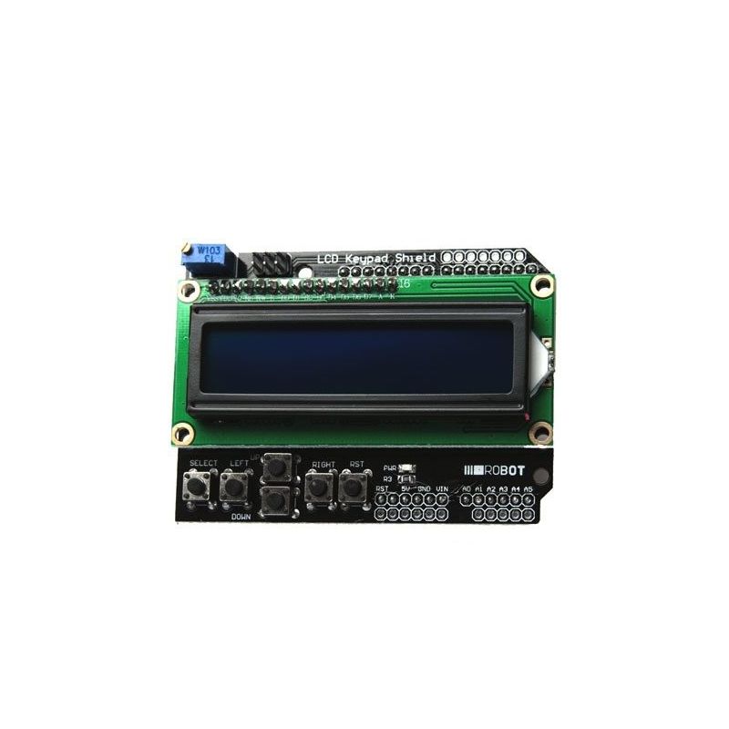 Shield de Keypad + Pantalla LCD 16x2 para Arduino UNO