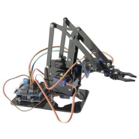 Almencla 4 DOF Montage Mechanischer Arm Roboter Klauenbacke Ohne Servo Für Arduino