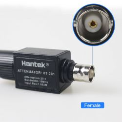 2PCS Hantek HT201 20:1 Signal Passive 10MHZ Attenuator For Pico Oscilloscope 