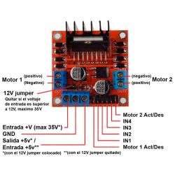 L298N Dual H Bridge DC stepper Motor Driver Controller Board for Arduino  THFsn 