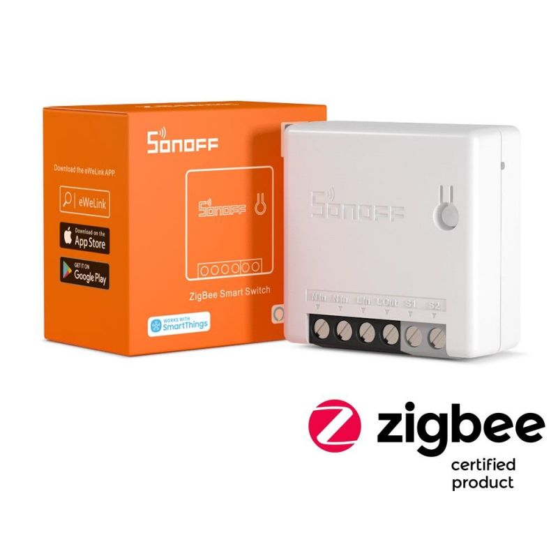 SONOFF ZBMINI Zigbee Bid Smart Switch - Switch sem fio de dois canais