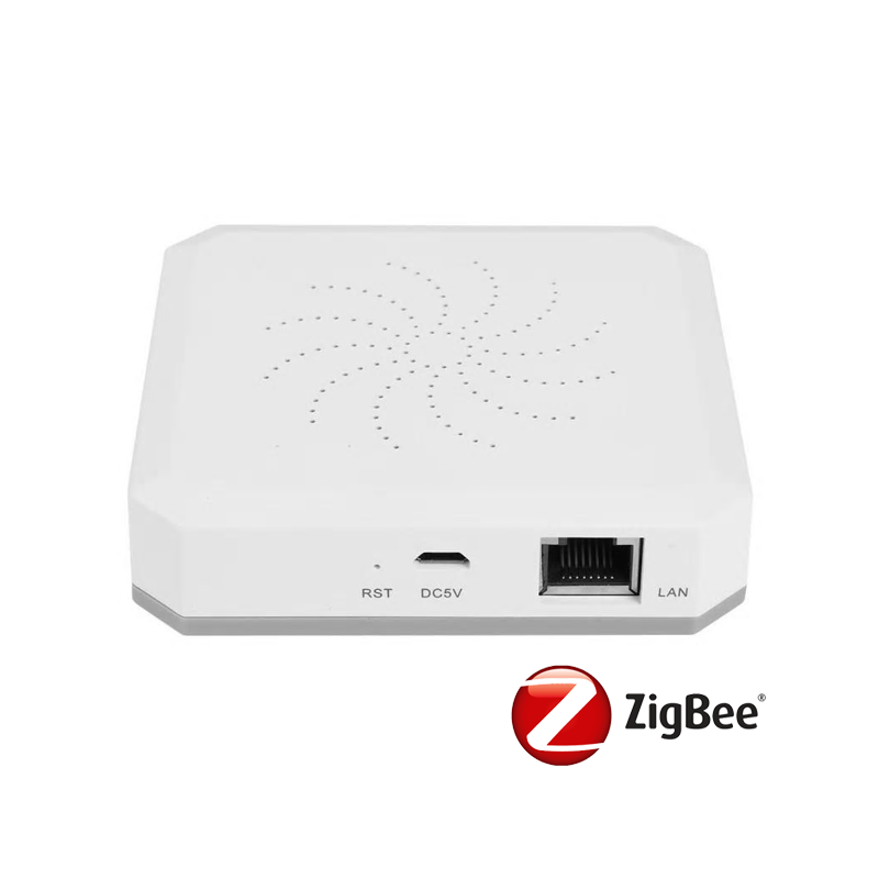 App Control Remoto Smart Home Bridge para domótica TEEKAR Smart Gateway Hub Compatible con Tuya los Dispositivos Inteligentes ZigBee 3.0 Conecta hasta 55 Dispositivos Tuya ZigBee Gateway 