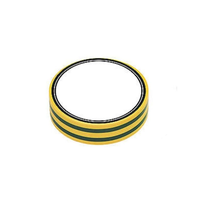 Taśma izolacyjna PVC 15mm x 0.13mm 10m żółto-zielona