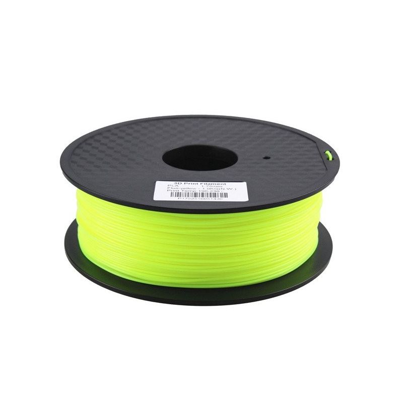 Filament ABS 1.75mm 1kg Fluorescencyjny żółty