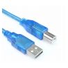 Kabel USB typu A-B 50cm niebieski