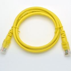 Żółty kabel Patchcord UTP5e...