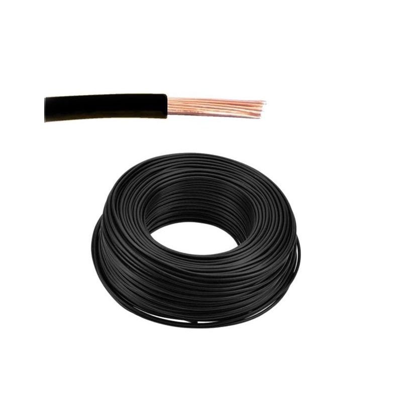 Kabel 1x0.35 Elastyczny unipolarny 0.35mm2 czarny 1m